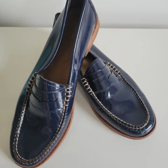 GH BASS Patent Leather Whitney Venetian Loafers